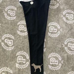Victoria Secret PINK RARE BLING DOG LEGGING NWT
